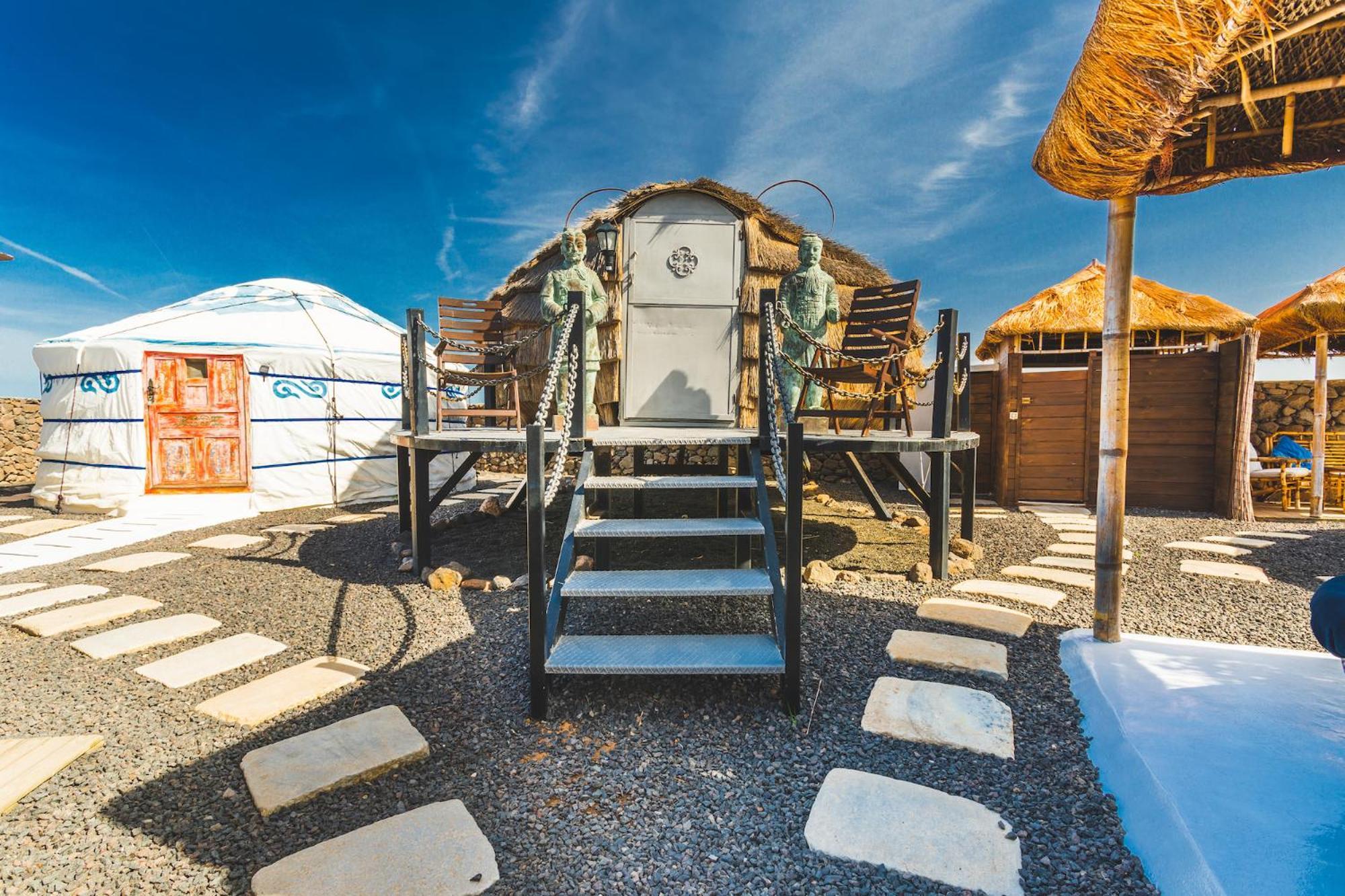Finca De Arrieta Village - Yurts And Stone Cottages - Shared Pool - Walking Distance To Arrieta Beach - Eco Friendly Tabayesco エクステリア 写真